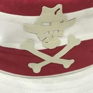 Stetson Red White Striped Skull Hat Stetson Red White Striped Skull Hat 2400-673-61520 | eBay main image 2